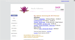 Desktop Screenshot of nicolevalentine.de